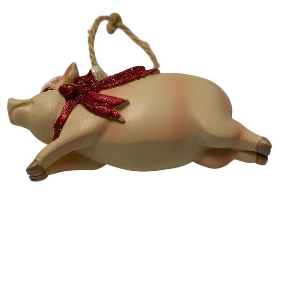 Flying Pig Christmas Ornament Holiday Decor - Picture 7 of 7